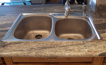 top mount sink